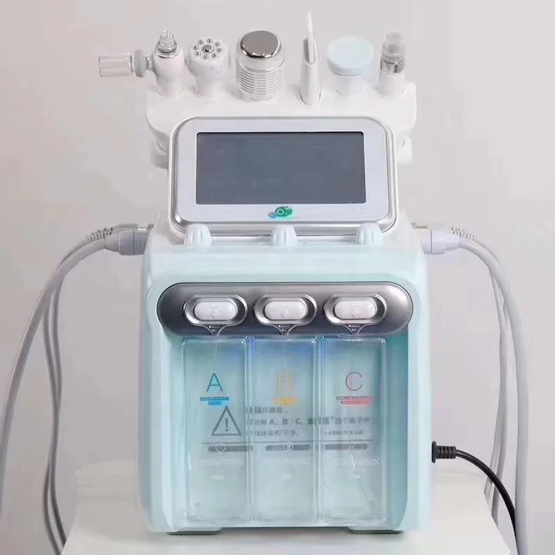 NV-W05X 6 In 1 Korea H2O2 Bubble Clean Aqua Peeling Hydro Dermabrasion Auqa Oxygeneo Peeling Hydrafacials Hydro Facial Machine