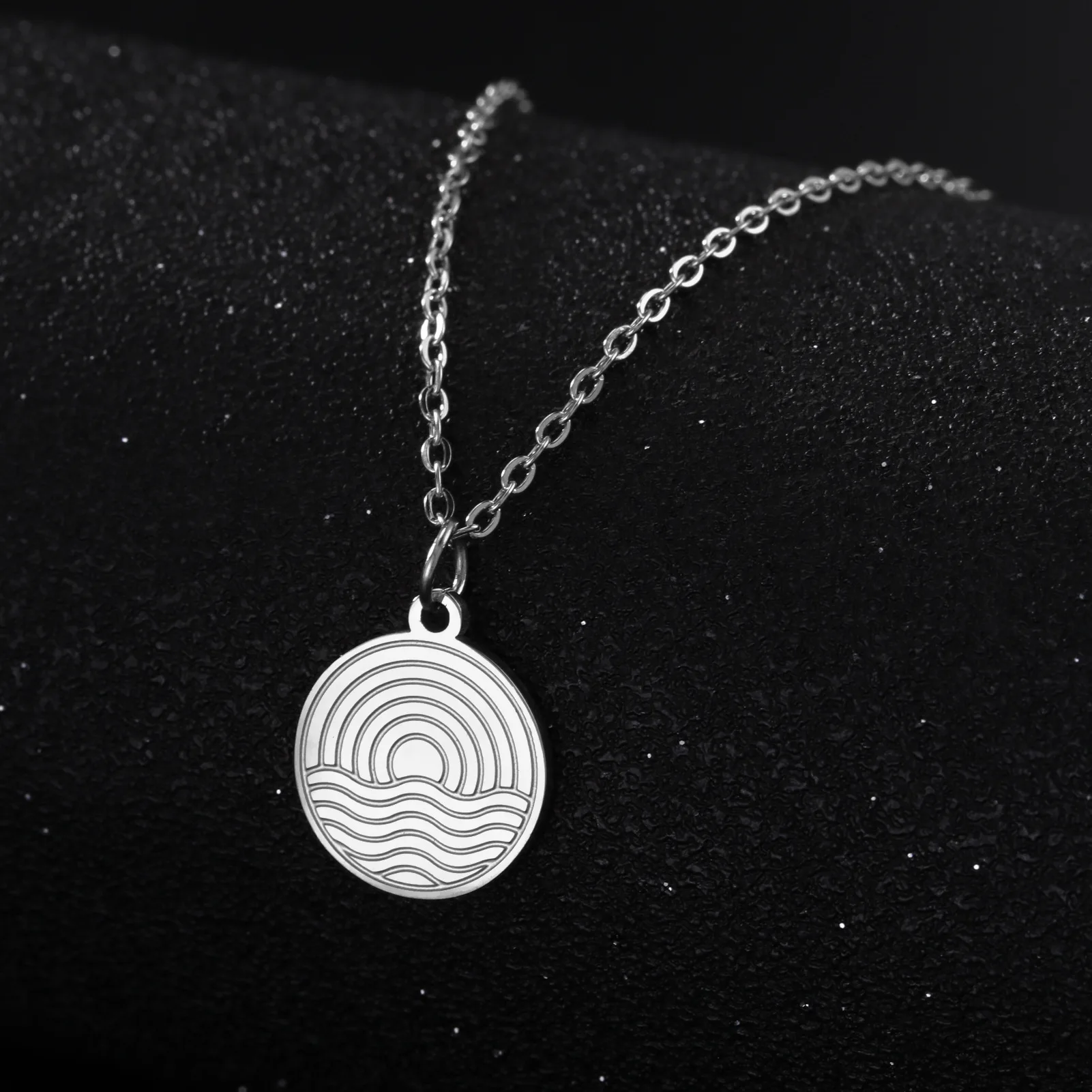 Custom Logo Quantum Scalar Energy Pendant Silver Stainless Steel Bracelet For Women Men Giftant
