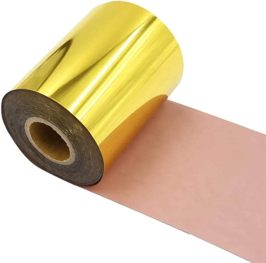 Gold Blocking Silver Black Foil Paper Leather Craft Foil for Hot Stamping Embossing Bronzing PU Paper Gilding Quill Pen 4cm 8cm