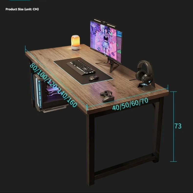 2024 YOUTAI new product solid wood plate gaming table and chair set for home computer room