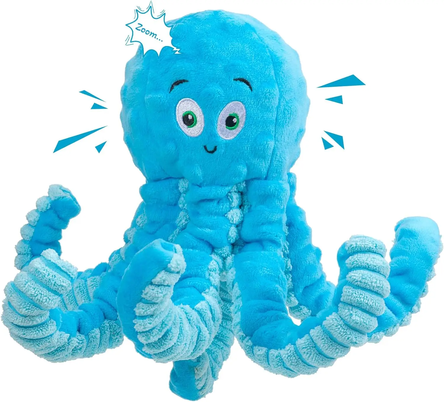 Squeaky Dog Toys Octopus-Tug of War Dog Plush Toy for Large Breed Interactive Stuffed Dog Chew Toys