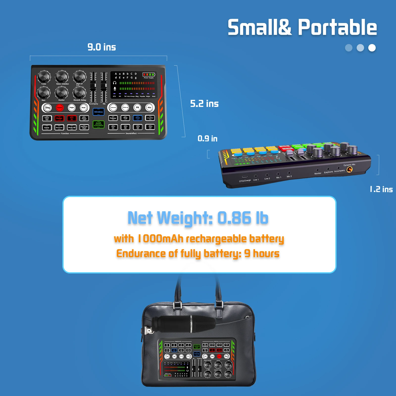 Recording Studio XLR Desktop Condenser Microphone and Monitor Headphone With Sound Card with mixer Podcast