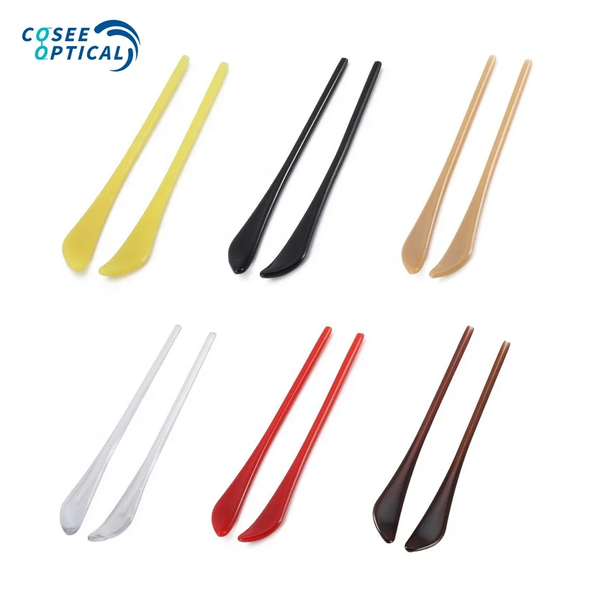 Acetate Eyeglass End Tips Ear Sock Pieces Tube Sleeve Glasses Temple Arms Eyewear Frame Replacement Tips Retainer