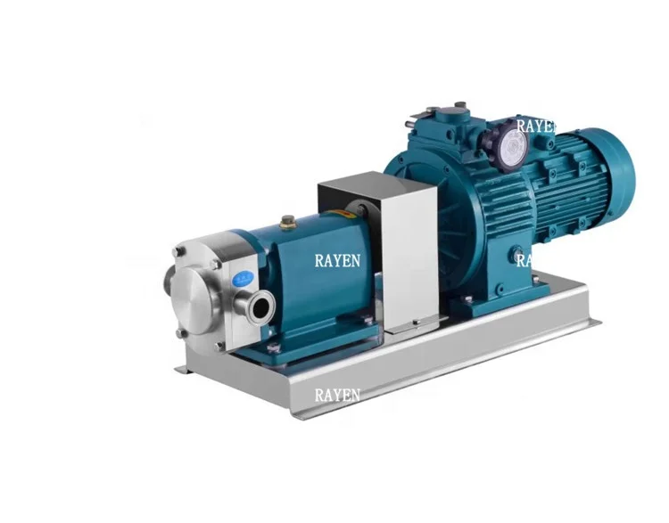 Factory Directly Sale Stainless Steel Food Grade Positive Displacement Rotary Lobe Pump