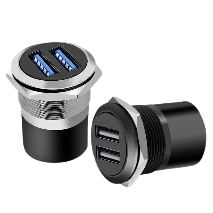 Thread 2.0/3.0 module socket USB data two-way docking panel cabinet D-type module