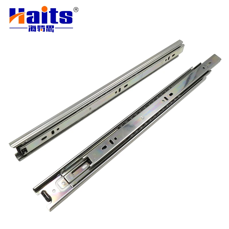 3-fold Drawer Runner Drawer Slide Rails Ball Bearing Slide 42mm Full Extension Kitchen Hardware Slide