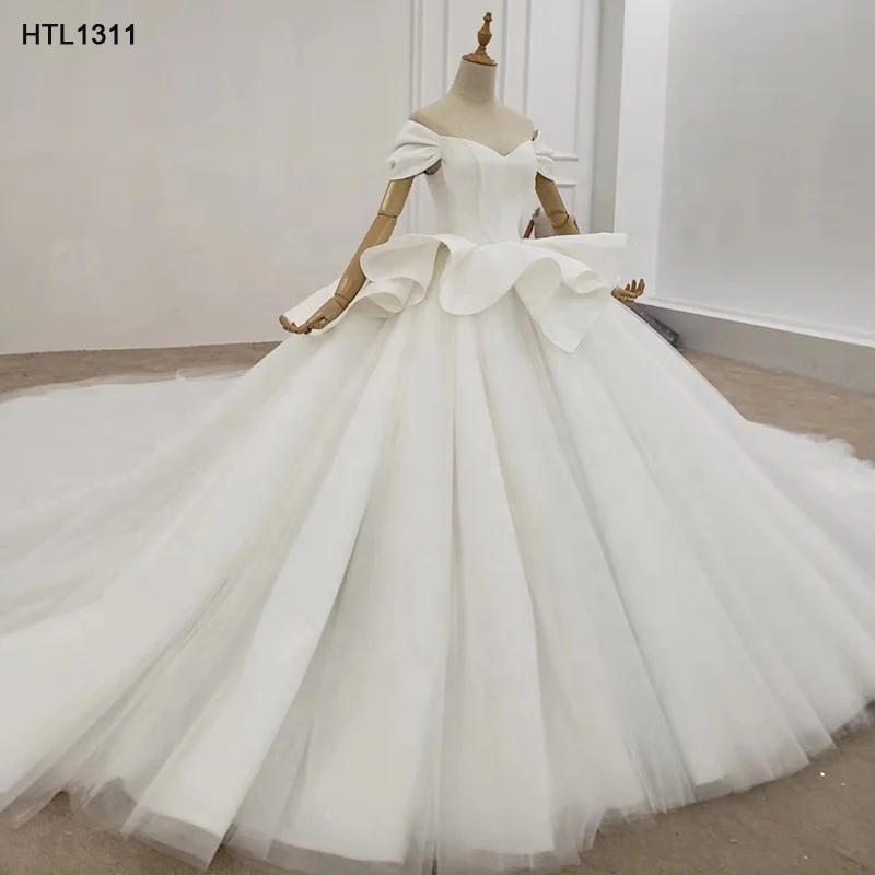 Jancember HTL1311 с открытыми плечами свадебные туфли; Новое поступление; Платье для праздника и свадьбы; Бальное платье