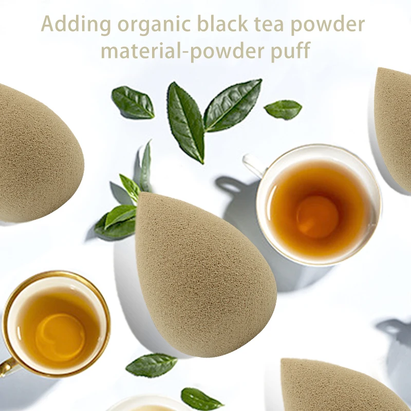 JLY Coconut Husk Biodegradable Plant Based Friendly Beauty Sponge Facial Blending Friendly Materials Foundation Makeup Sponge