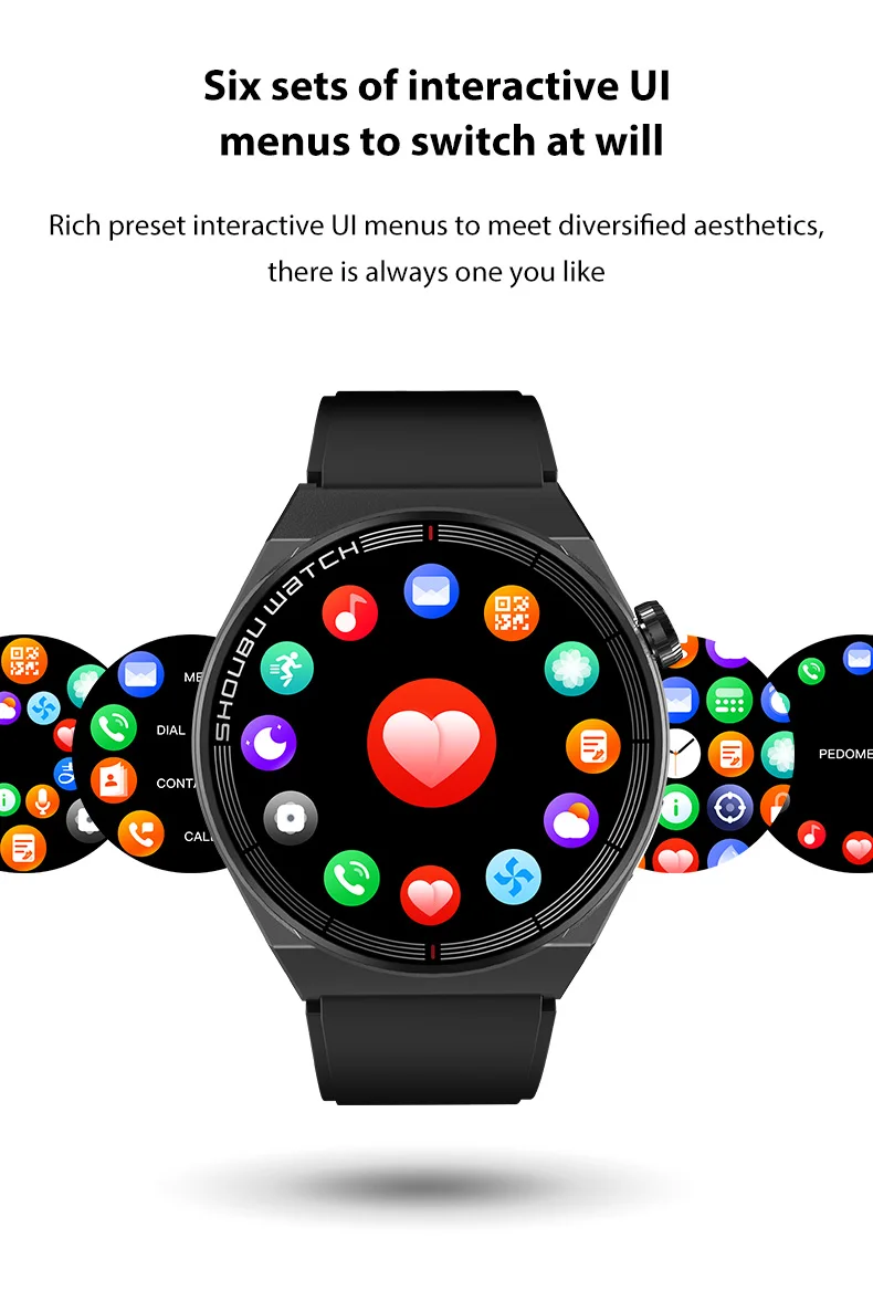 Hot selling ET 3 PRO Smart watch 1.32 inch round screen wireless charging heart rate monitor blood pressure smart watch