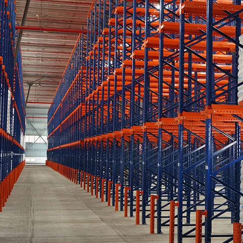 Industrial garage metal stacking shelf warehouse cargo storage drive in racking system for hot sale