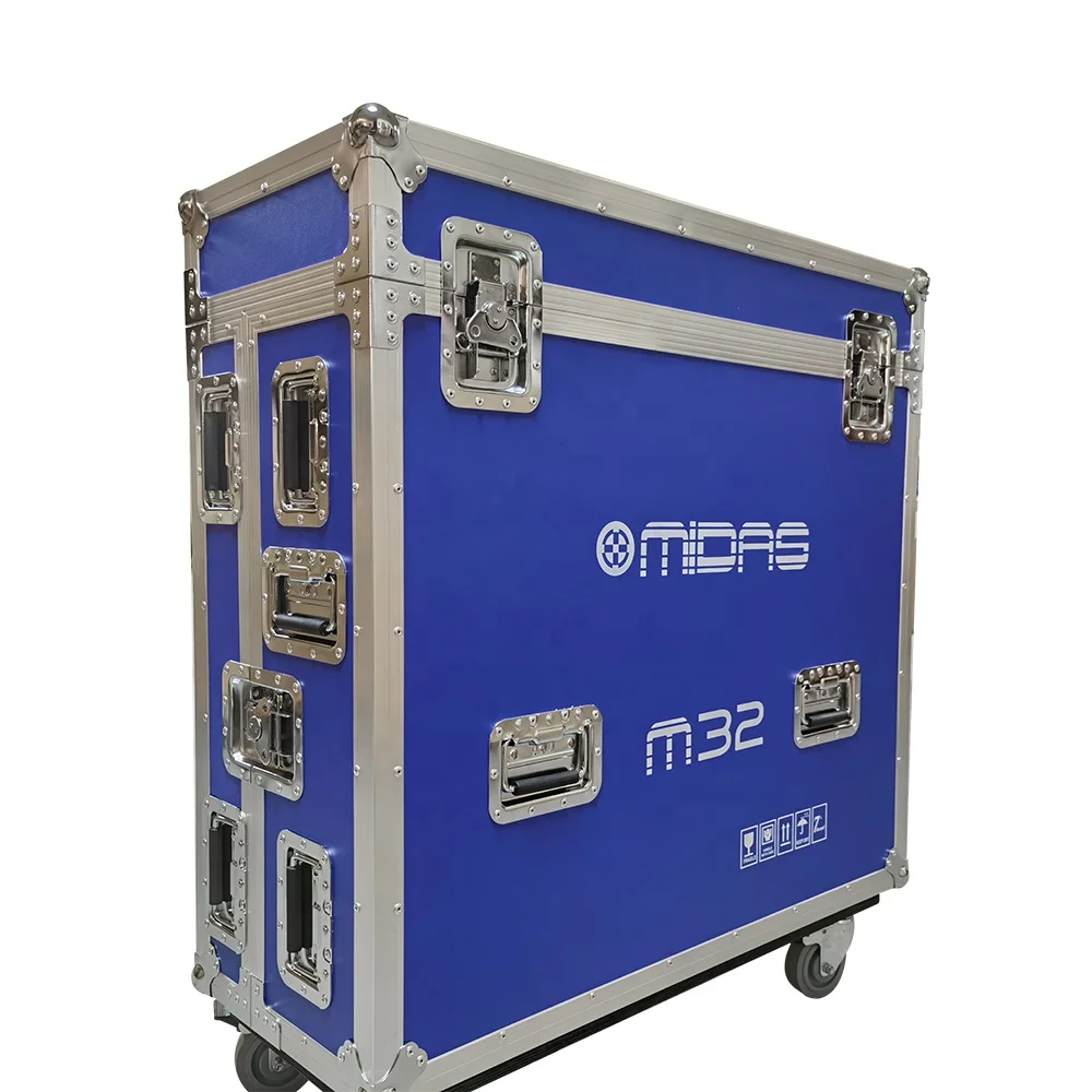 Customized Midas M32 Live Digital Mixer Flight Case Normal Version With Wheels & Handles
