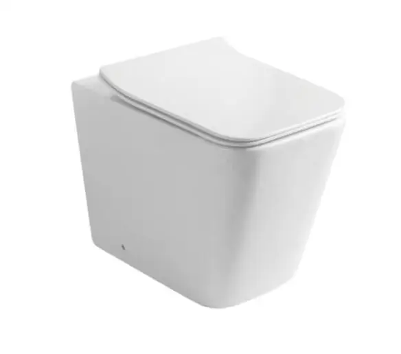 Sanitary Ware Wall Hung Closet Bathroom Toilet Bowl Wall Ceramic China Popular White Style Pattern Color Hotel WC P-trap