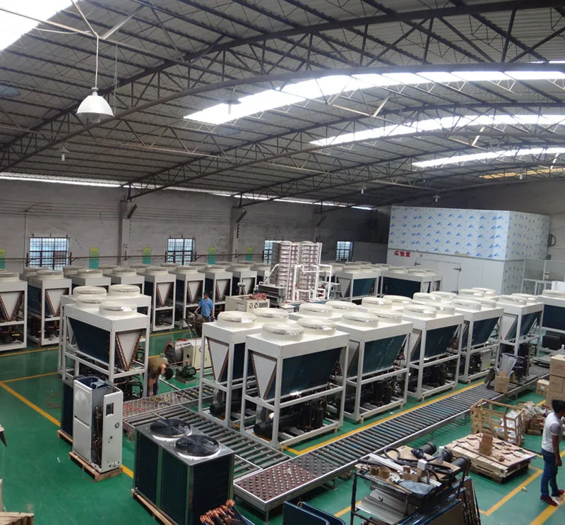 42kW EVI Air To Water Heat Pumps Water Heater  Air Source DC Inverter Pool Heat Pump