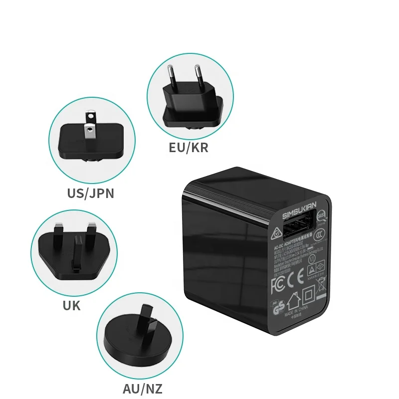 Travel Adapter Worldwide All In One Universal 5v 2.4a Usb Wall Phone 2.5a Power 1a Dc 2a Portable Interchangeable Charger