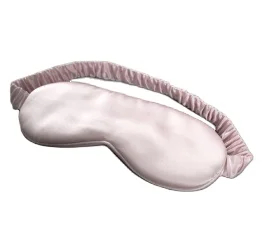 New Fashion Luxury 19MM Soft Solid Colour 100% Silk Scrunchie  Pillowcase Silk Eye Mask Set