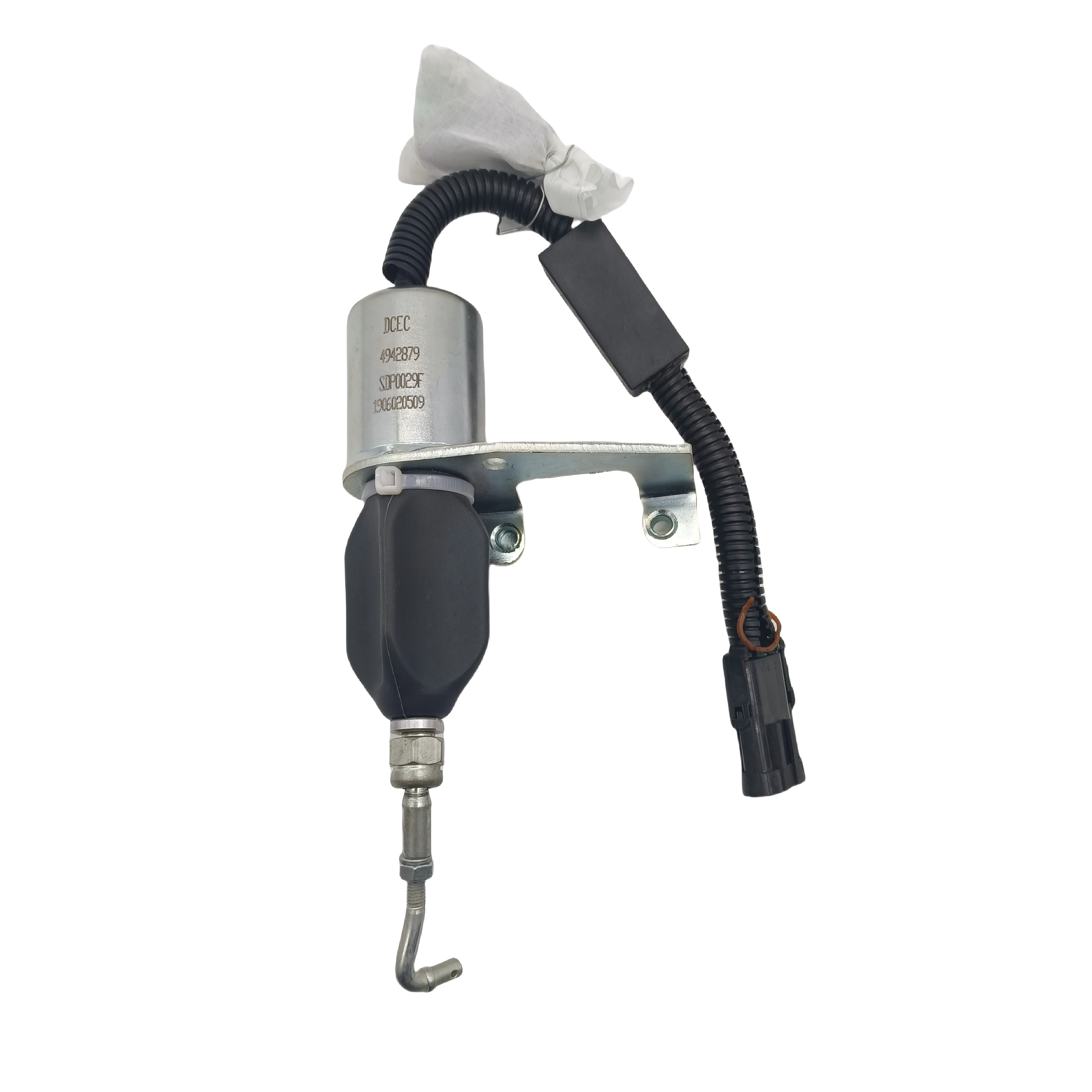 Genuine DongFeng 6BT 6CT Diesel Engine Parts 24V Shut Off Solenoid Valve 4942879 5254169 5295567 for Cummins