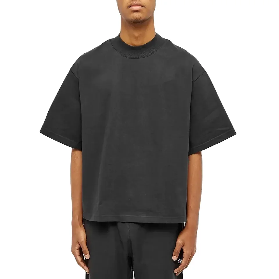 Cut and Sew Manufacture t shirt 240gsm 280gsm 320gsm Drop shoulder heavy tshirts Men Boxy fit T shirt Vintage wash