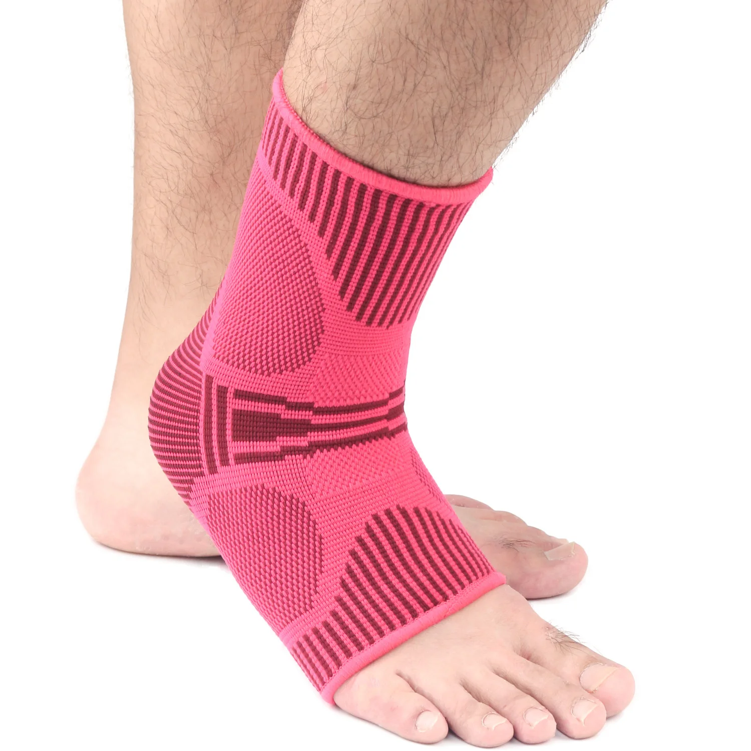 High quality Lightweight  adjustable elastic orthosis ankle Compression Ankle Sleeve support for men women