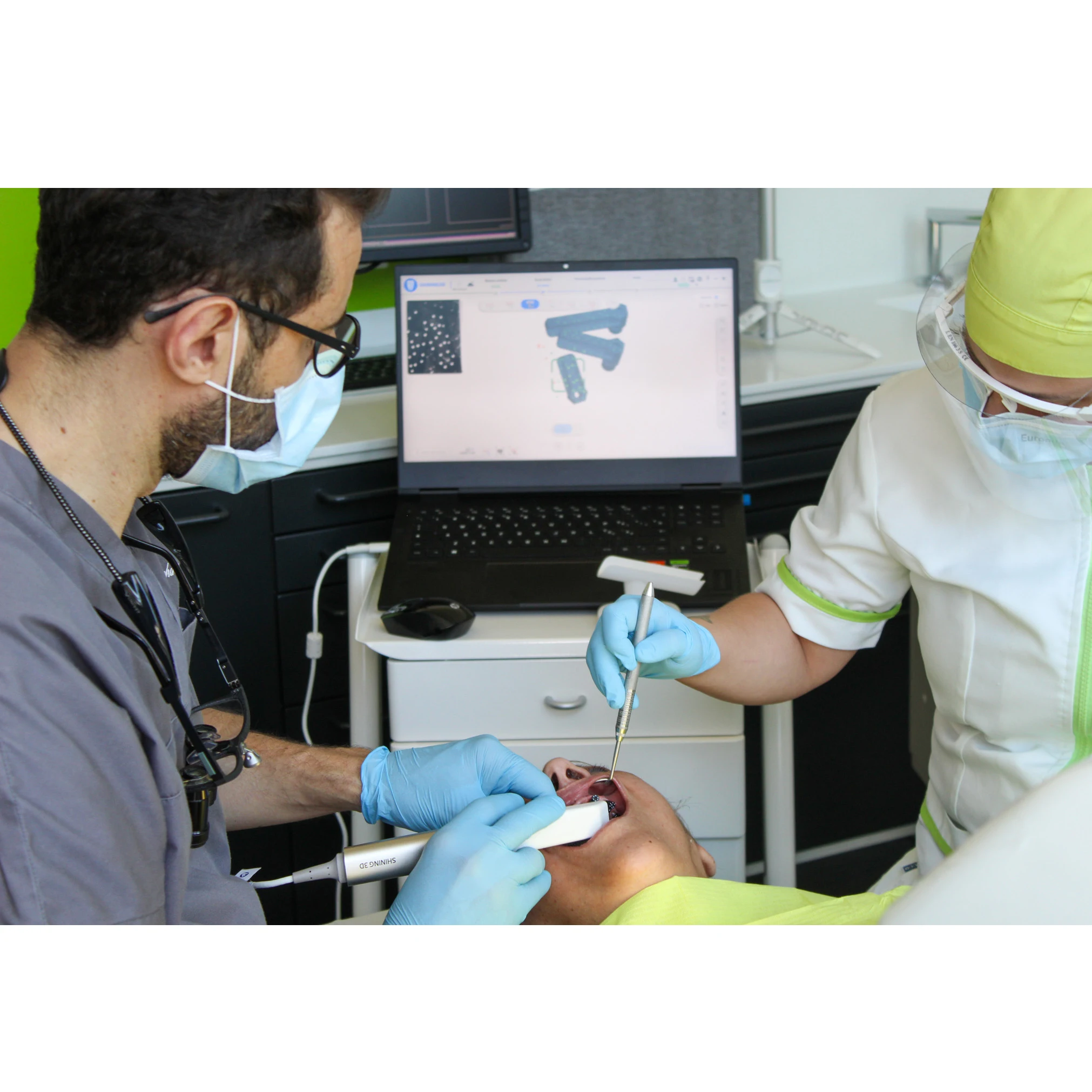 IPG technology Dental Aoralscan Elite shining 3d scanner dental intraoral scanner dental lab scanner