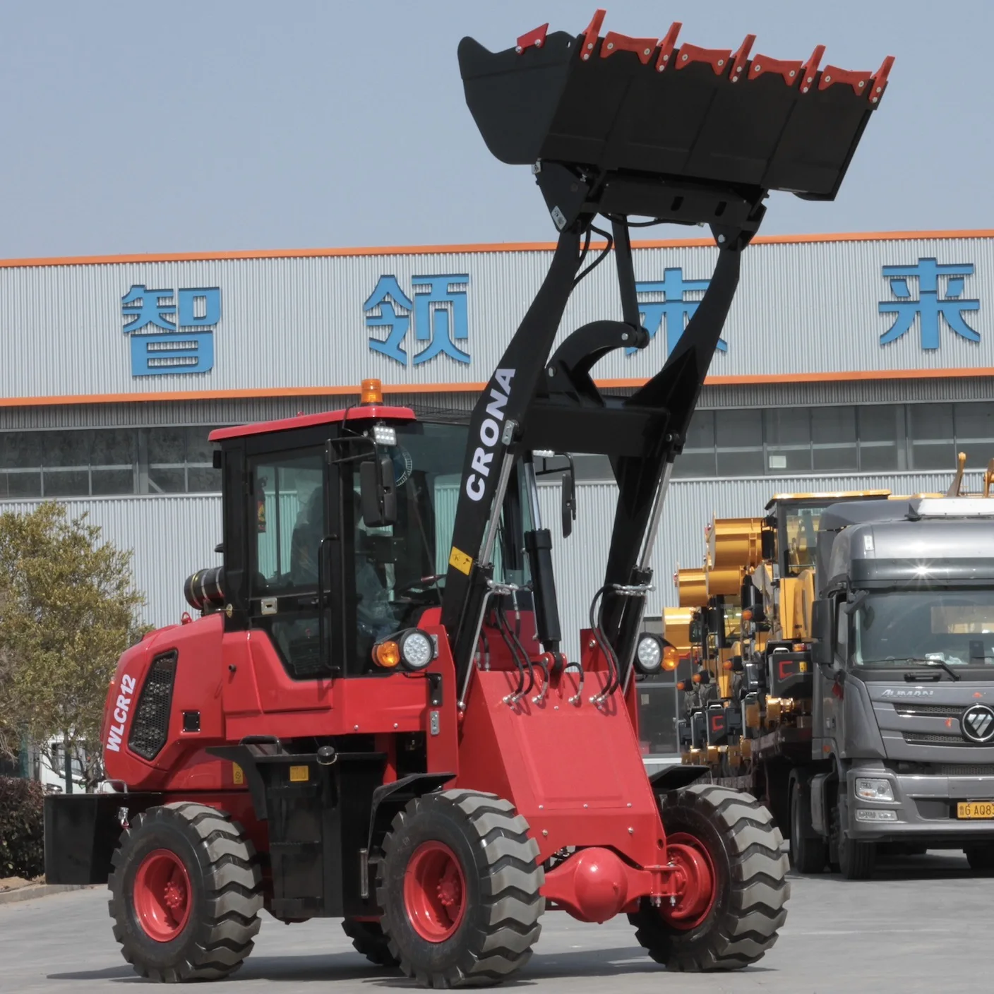 CE approved mini cheap 0.8 ton 1 ton 1.2 ton small diesel loader hydraulic Front End Wheel Loader