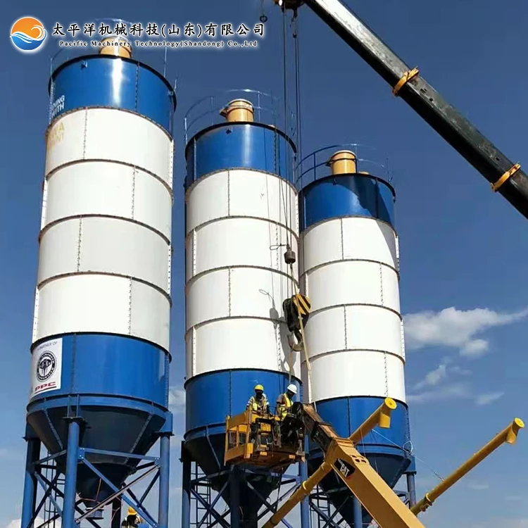 High quality 50 ton 100 ton bolted type cement silo stainless steel storage tanks vertical cement silo