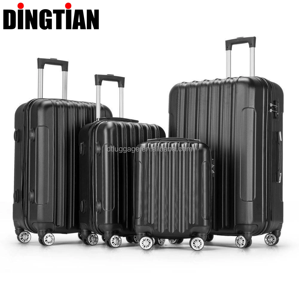 Best Selling High Quality 4 Piece Luggage Set Travel Lightweight Suitcase Trolley Case With Spinner Wheels For Travel Business