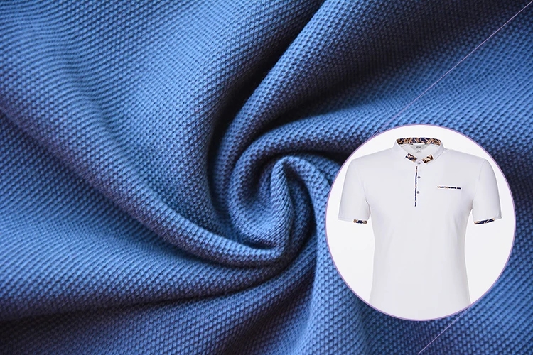 New arrival Finest 100 cotton fabric wholesale fresh style cotton pique fabric softy polo shirting fabric