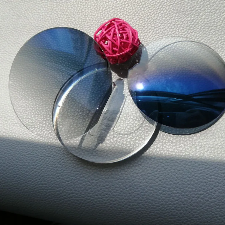 2024 Transparent Color Sunglass Lens Glass Lenses Sunglasses clear Blue Sunglasses Lens