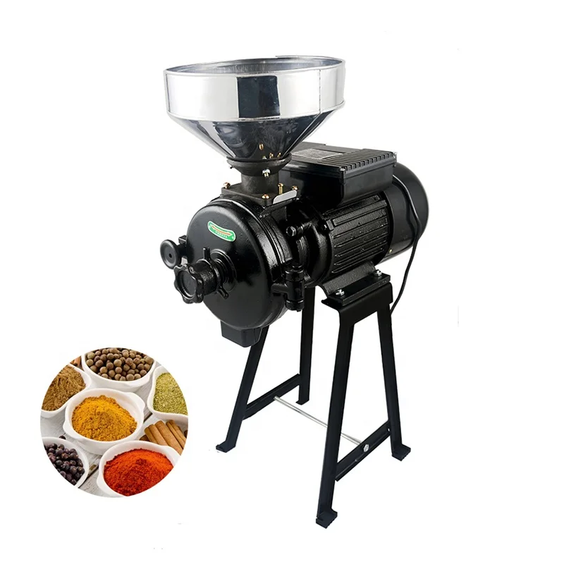 Grain and dry food dual-use grinding machine commercial herb grinder maize powder grinding machine