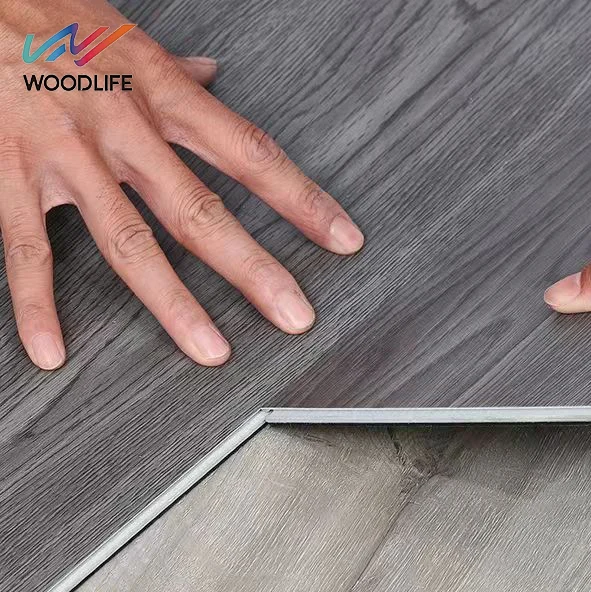Indoor Click Lock Commercial Grade Floating SPC Vinyl Flooring