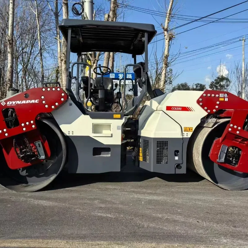 Original Good Quality USED Roller CC6200 15 Ton Road Roller Vibratory Roller for Dynapac