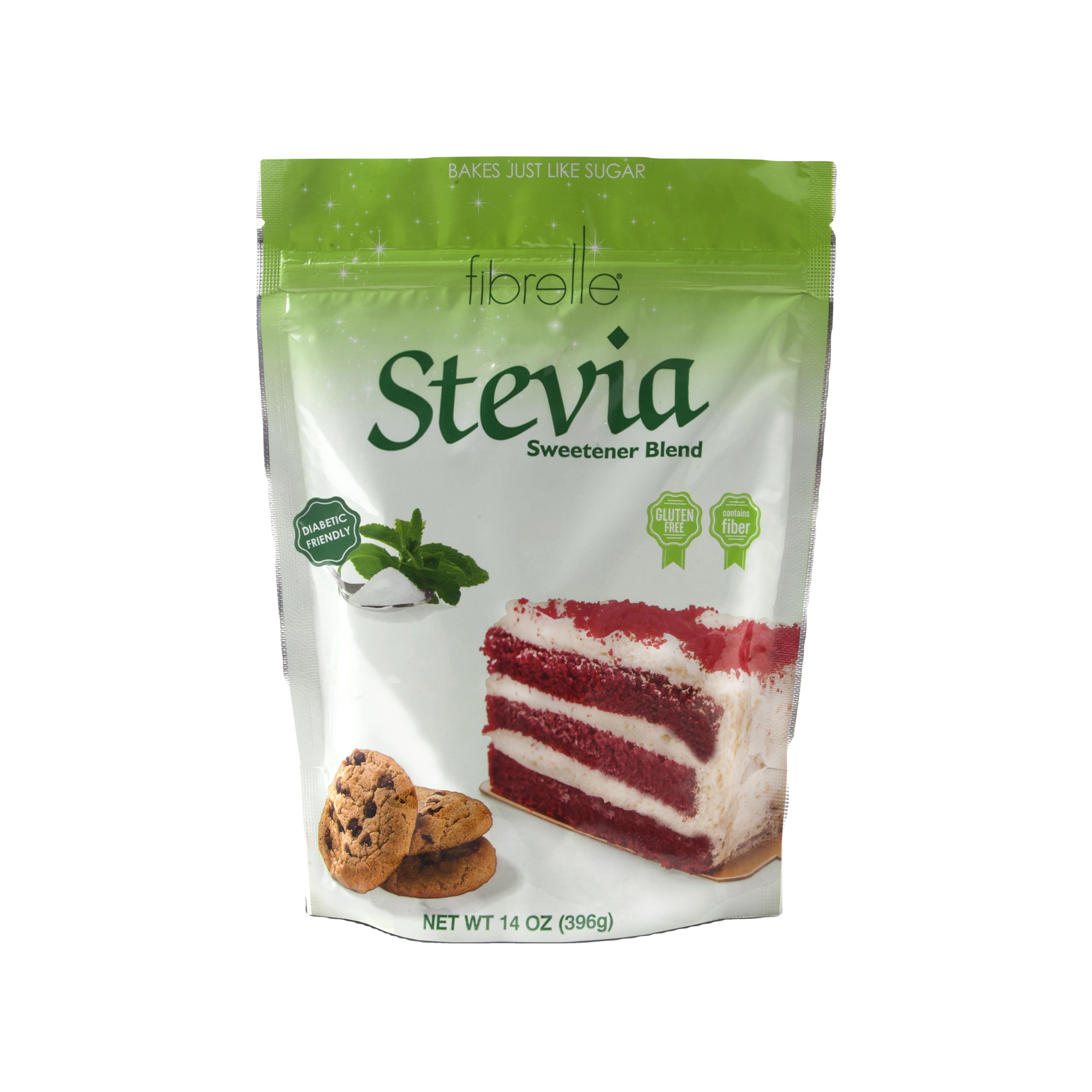 Fiber Rich High Quality Prebiotic Sweetener Erythritol Stevia Low glysemic index Vegan Diabetics sugarfree glutenfree