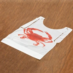restaurant waiters uniform bib apron lobster bib Disposable seafood bibs