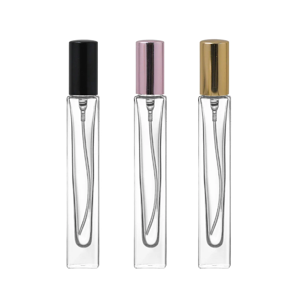 10ml Travel Perfume Bottle Portable Refillable Perfume Atomizing Bottle New Design Square Perfume Bottle
