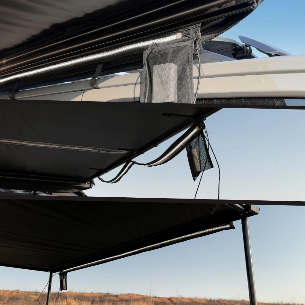 Jason LED Light Strip Expandable Camping Car Side Awning Tent Premium Tent Accessories Canopy Lighting