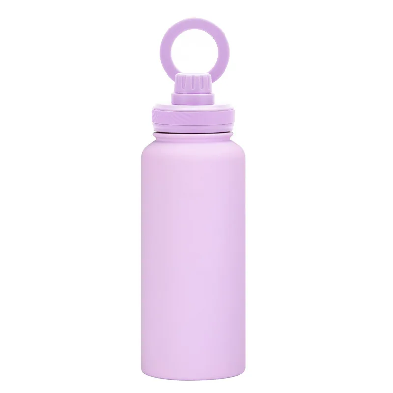 SUXIU OEM Vacuum thermos and hot water bottle Smart Water bottle Vacuum BPA-free sport bottle with silicone treatment