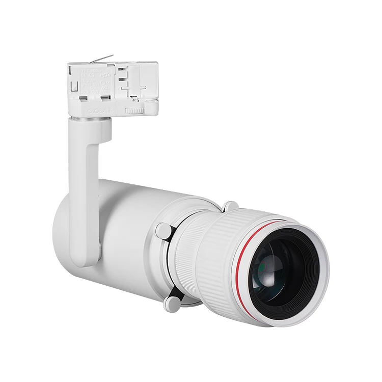 Patent No Glare Flicker Free Zoom Led Track Light Cob Spot Shaping Art Filter Compatible museum Lighting