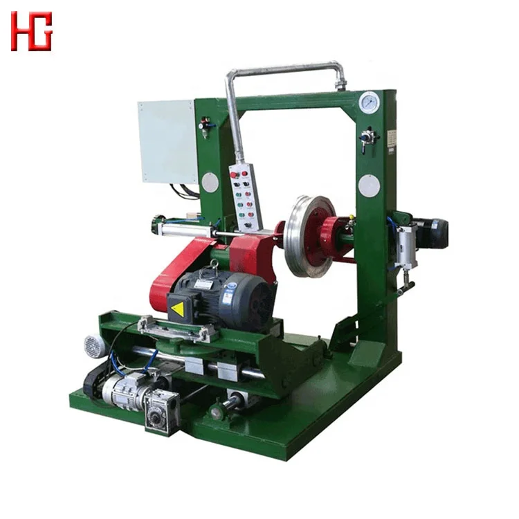 Tyre retreading machines rubber grinder tire retread buffing machine forklift solid tire rubber strip polishing