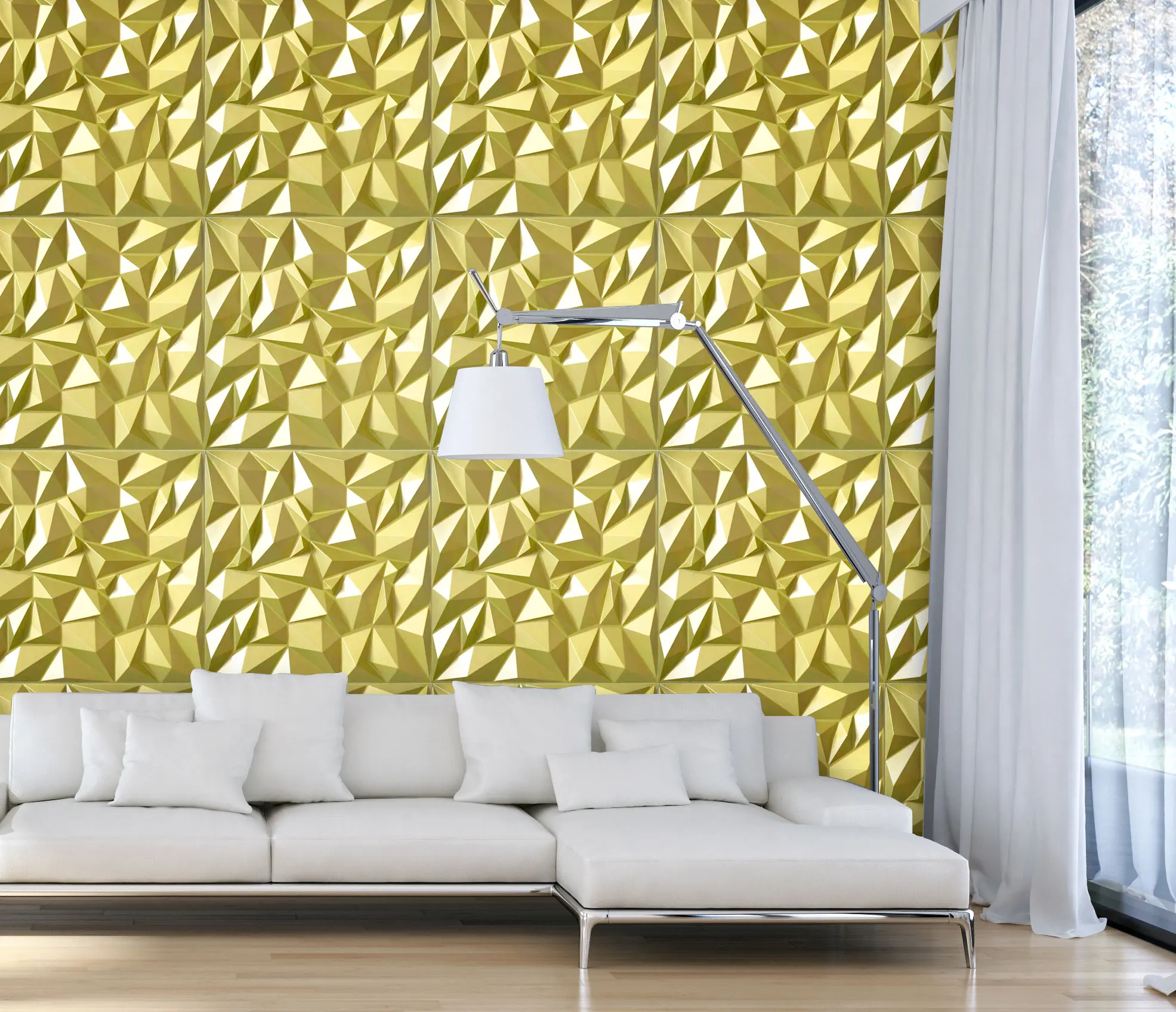 Eco Friendly Decorative Wall Panel Plastic 3d Wall Panel for Sale