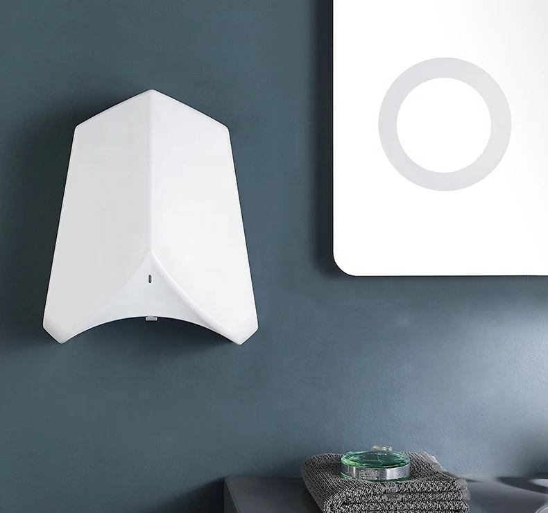 Новый Ванная комната коммерческих Airblade jet электрическая автоматическая сушилка для рук из нержавеющей стальной ремешок белый циферблат туалета HSD-A3863