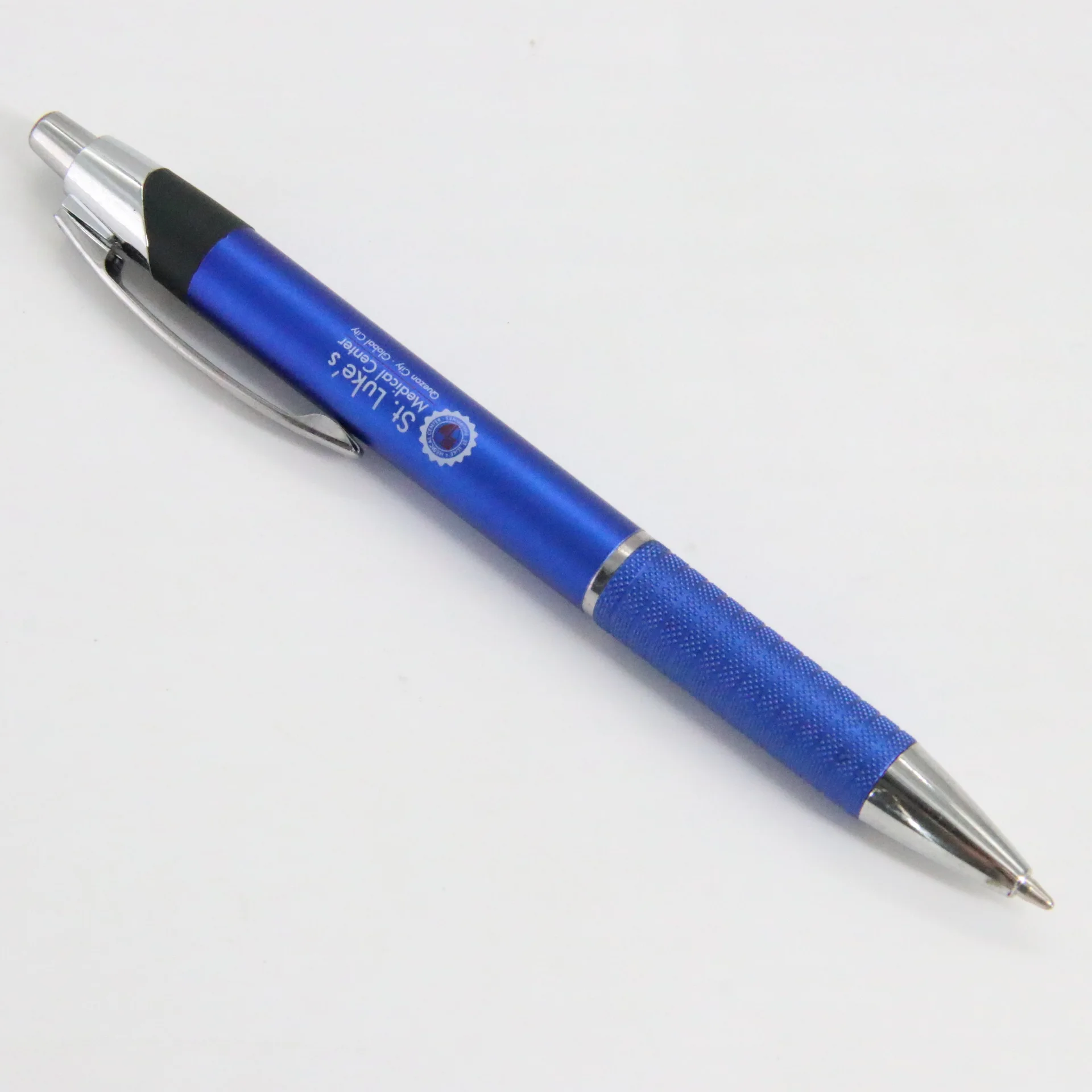 Promotional New Rubber Aluminium Metal Ballpoint Pen With Tip LED Light Customized Printed Logo For Stylus Screen Mobile Phone