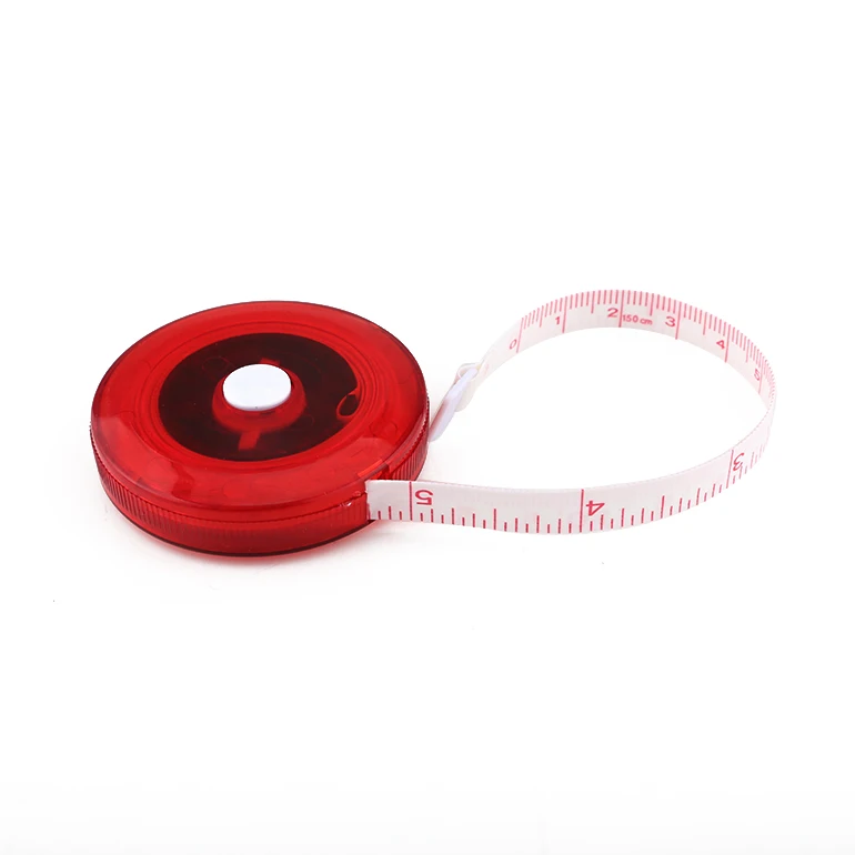 150Cm 60 Inch Hot Sale Round Mini Sewing Cloth Tailor Fabric Metric Inch Retractable Measuring Tape,Pvc Measuring Tape