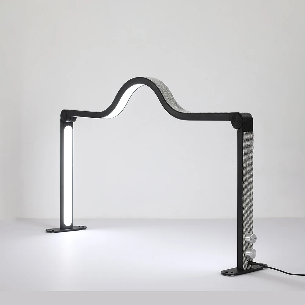 Big Bright Gold LED Desktop Nail Lamp Foldable Arch Table Lamp UV Nail Art 48W Home Salon Beauty Furniture Tattoo Crystal