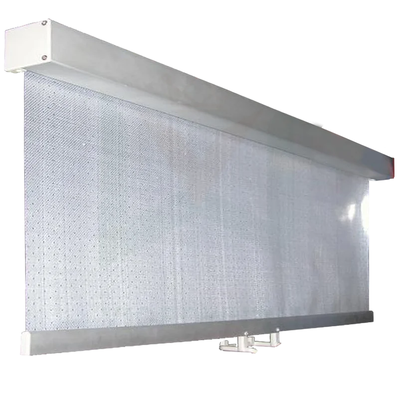 Perforated Night Cover for Horizontal Freezer  ice chest Showcase with cover