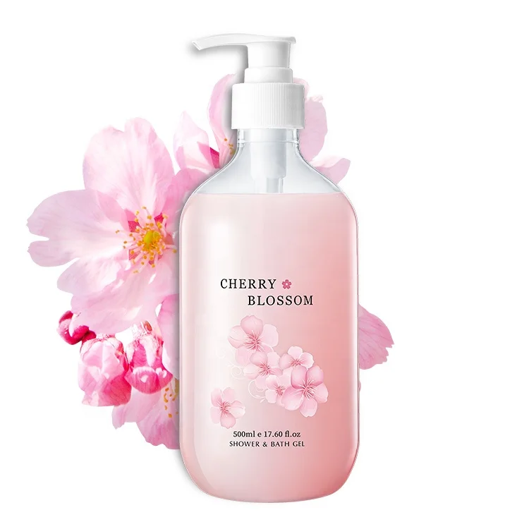 
 Wholesale Natural Organic Cherry Blossoms Bath and Body Work Shower Gel  