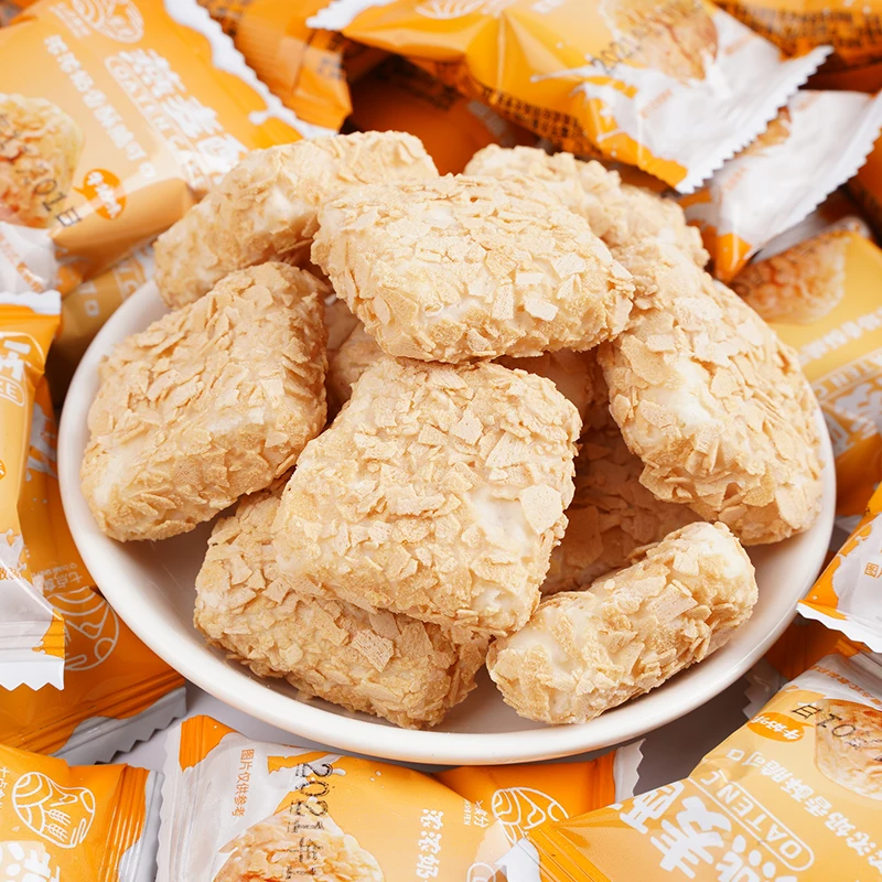 Oatmeal crisp cereal crackers Crisp casual biscuit white chocolate cracker snacks