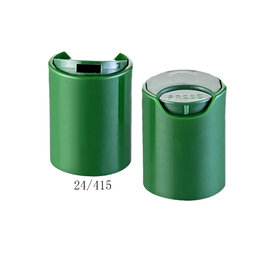 Wholesale 20/415 plastic disc top cap covers for shampoo/olive oil bottle