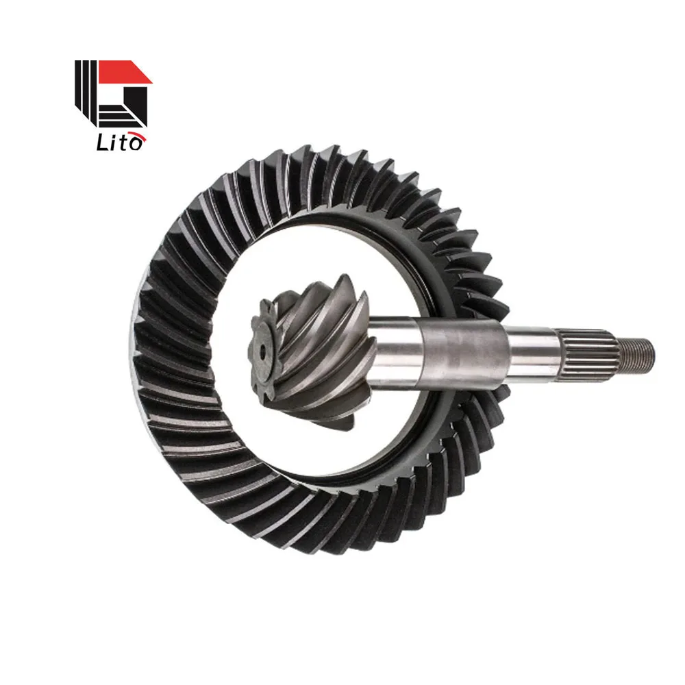 Customized npr small gear and pinion set for isuzu differential crown wheel and pinion for isuzu differential bevel gear set