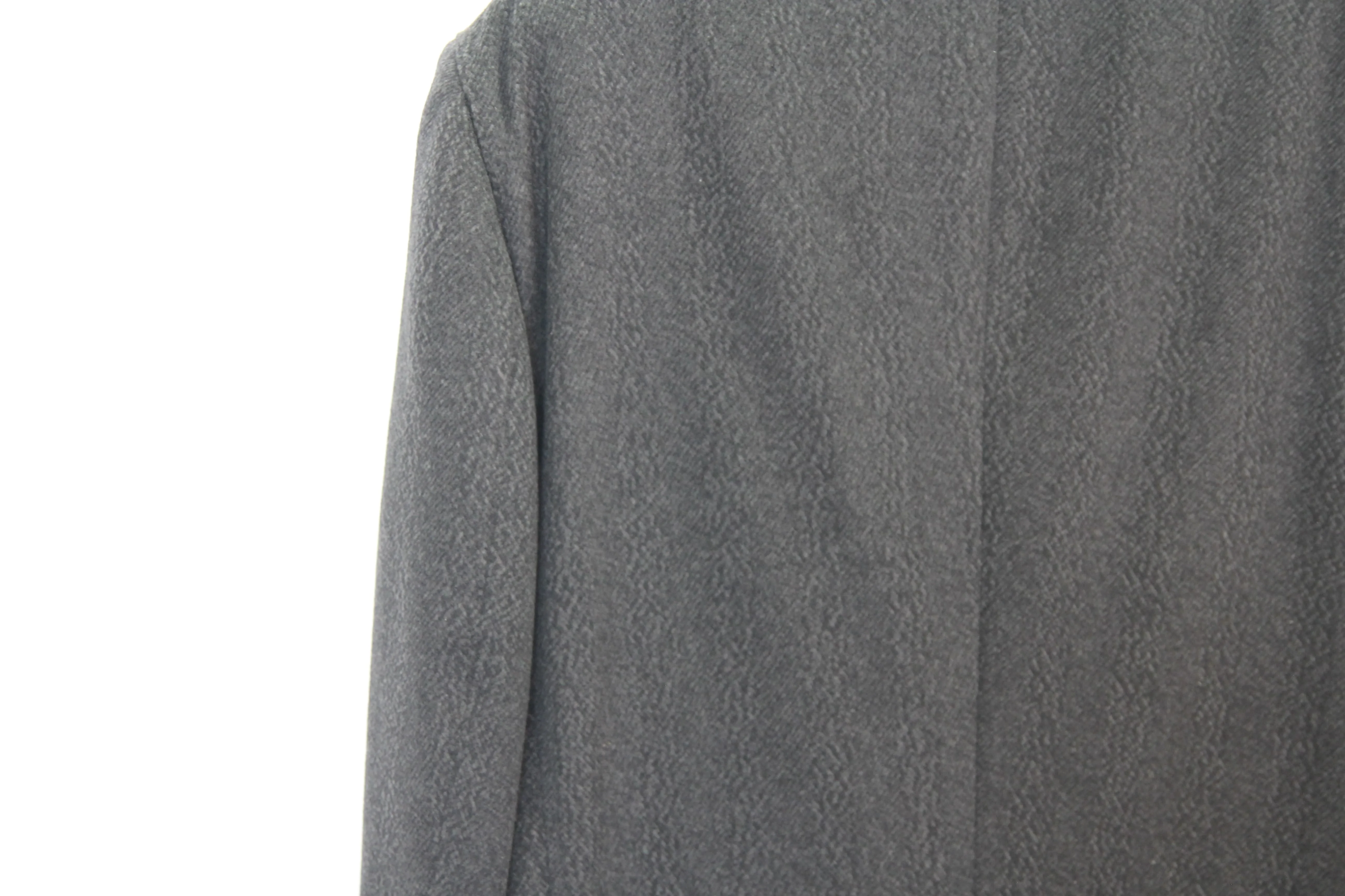 Factory Wholesale High Quality Wool Cashmere Trench Iron Grey Coat Slim Fit Overcoat Warm Winter Long Trench Men Coats