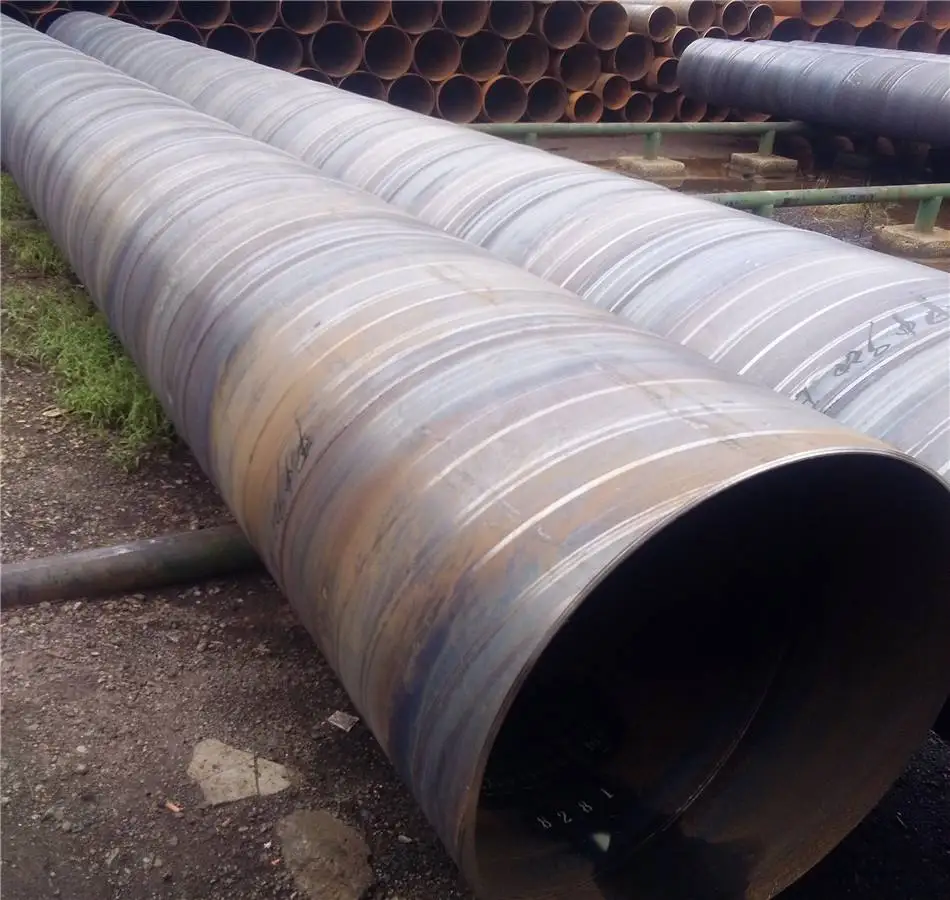 Black API 5L Spiral Weld steel pipe SCH40 SSAW Steel Pipe for Construction Low Price Wholesale Professional Manufacturer